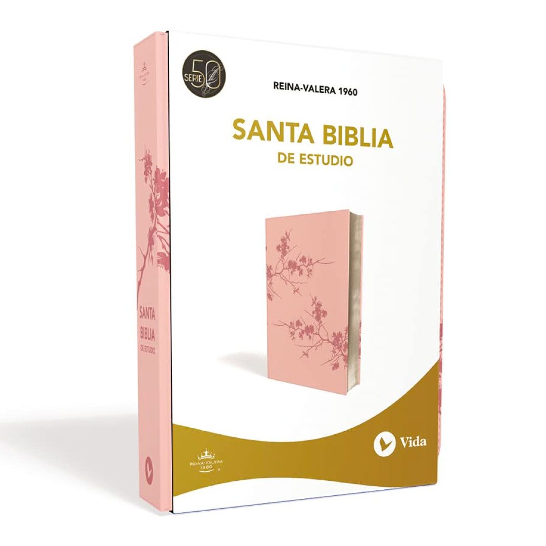 Biblia de estudio serie 50 rosada Reina Valera 1960 9780829730463 Biblia de estudio serie 50 rosada Reina Valera 1960
