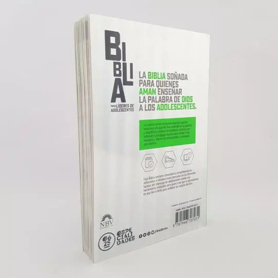 Biblia para líderes de adolescentes NBV 9781946707031 Biblia para líderes de adolescentes NBV - Imagen 3