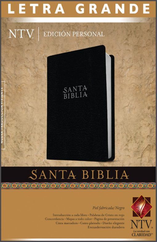 Biblia letra grande negra NTV