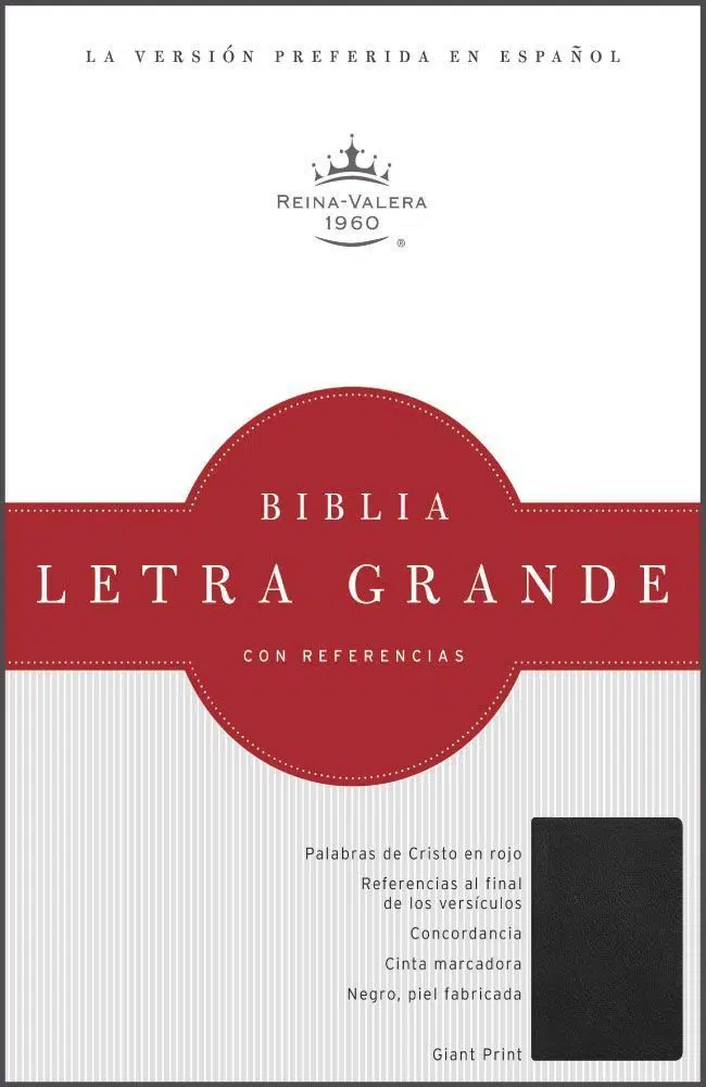 Biblia letra gigante color negro Reina Valera 1960 9781586408381 Biblia letra gigante color negro Reina Valera 1960