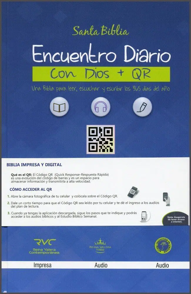 Biblia encuentro diario con Dios RVC 9789587453836 Biblia encuentro diario con Dios RVC