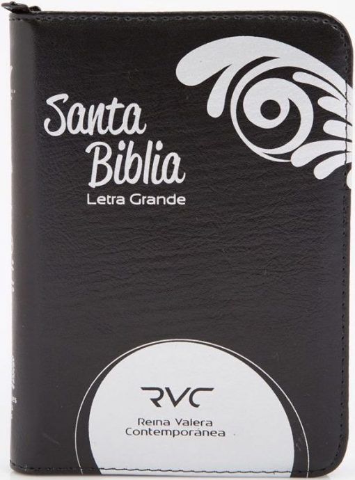 Biblia letra grande con cierre e índice RVC