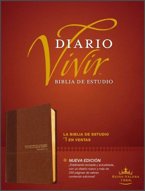 Biblia de estudio Diario Vivir café Reina Valera 1960