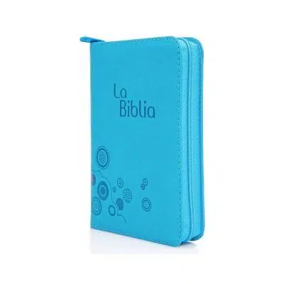 Biblia manual azul aguamarina con cierre TLA 9781598773620 Biblia manual azul aguamarina con cierre TLA - Imagen 2