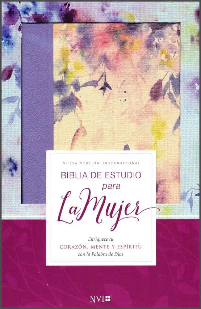 Biblia de estudio para la mujer tela lila NVI 9781400210596 Biblia de estudio para la mujer tela lila NVI