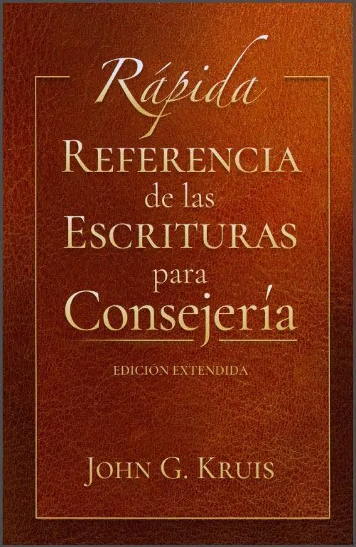 Rápida referencia de las escrituras para consejería 9781928980452 Rápida referencia de las escrituras para consejería