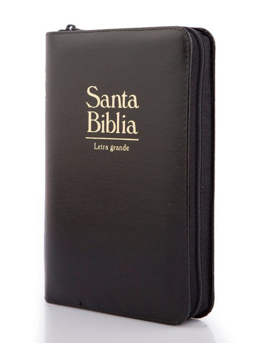 Alternative view of Biblia mediana letra grande con cierre e índice Reina Valera 1960