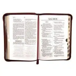 Biblia mediana letra grande con cierre e índice vinotinto Reina Valera 1960 9789587452594 Biblia mediana letra grande con cierre e índice vinotinto Reina Valera 1960 - Imagen 3