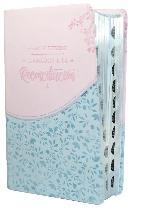 Biblia de estudio llamados a la reconciliación azul rosado Reina Valera 1960 9789587454321 Biblia de estudio llamados a la reconciliación azul rosado Reina Valera 1960 - Imagen 2
