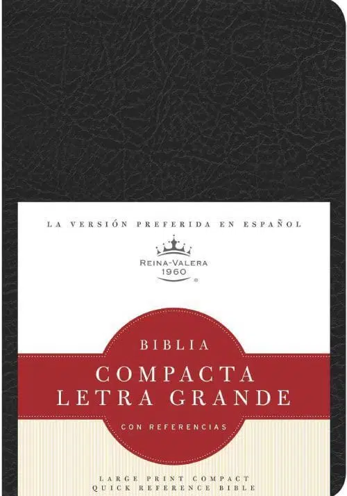 Biblia compacta letra grande Reina Valera 1960 9781586408480 Biblia compacta letra grande Reina Valera 1960