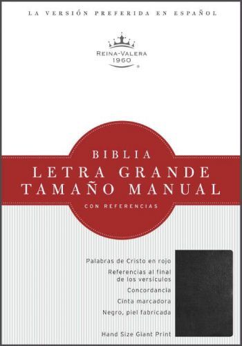 Biblia letra grande tamaño manual Reina Valera 1960