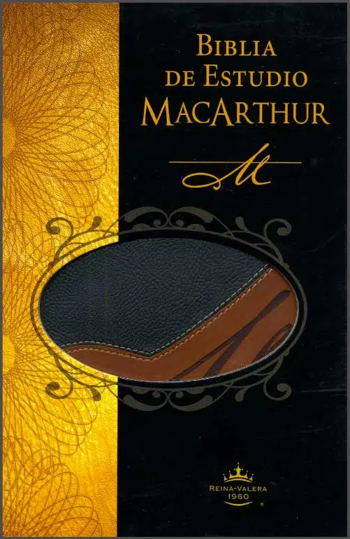 Biblia de estudio MacArthur negro marrón Reina Valera 1960 9781602552968 Biblia de estudio MacArthur negro marrón Reina Valera 1960