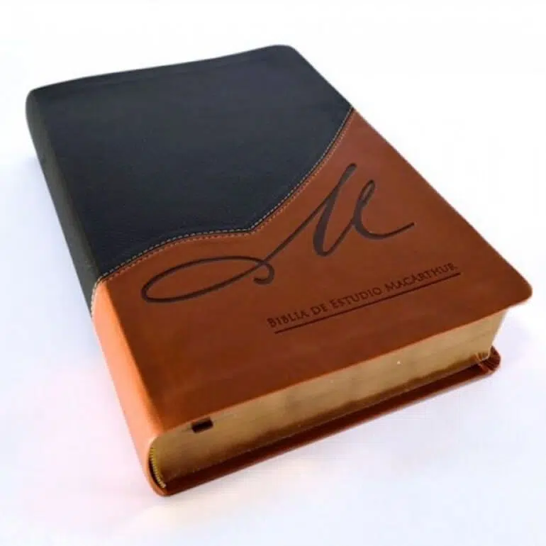 Biblia de estudio MacArthur negro marrón Reina Valera 1960 9781602552968 Biblia de estudio MacArthur negro marrón Reina Valera 1960 - Imagen 2