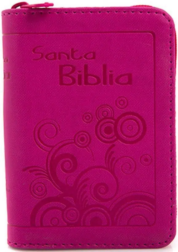 Biblia mini de bolsillo rosada con cierre Reina Valera 1960 9789587455564 Biblia mini de bolsillo rosada con cierre Reina Valera 1960