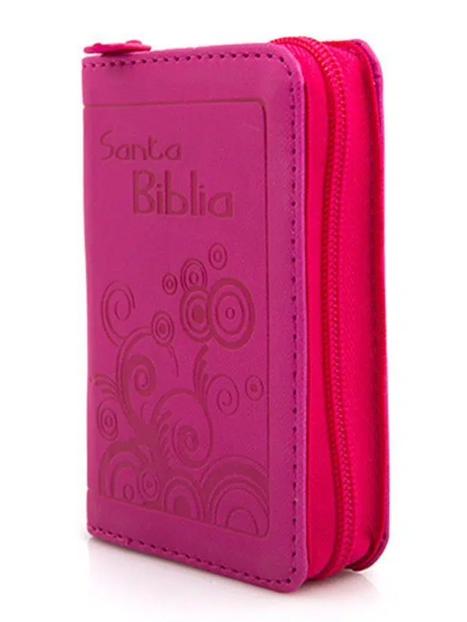 Biblia mini de bolsillo rosada con cierre Reina Valera 1960 9789587455564 Biblia mini de bolsillo rosada con cierre Reina Valera 1960 - Imagen 2