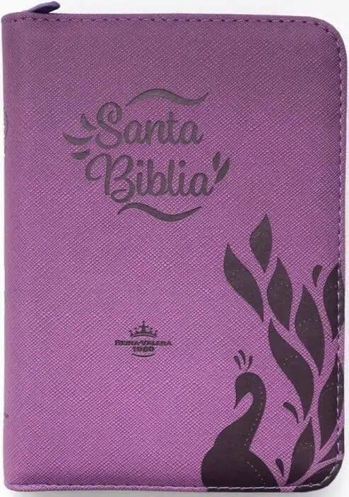 Biblia mediana morada con cierre e índice Reina Valera 1960 9780000000378 Biblia mediana morada con cierre e índice Reina Valera 1960