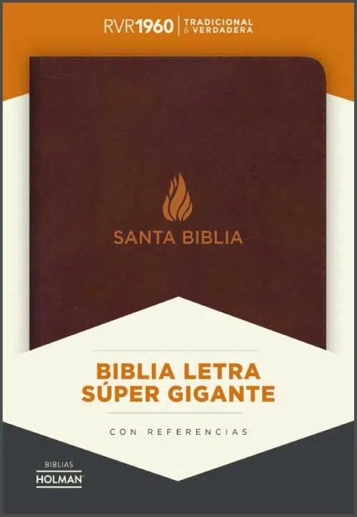 Biblia con letra súper gigante café Reina Valera 1960 9781462791347 Biblia con letra súper gigante café Reina Valera 1960