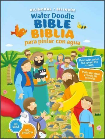 Biblia para pintar con agua bilingüe