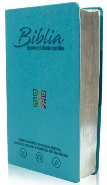 Biblia tipo agenda encuentro diario con Dios aguamarina RVC 9789587453799 Biblia tipo agenda encuentro diario con Dios aguamarina RVC - 9789587453799