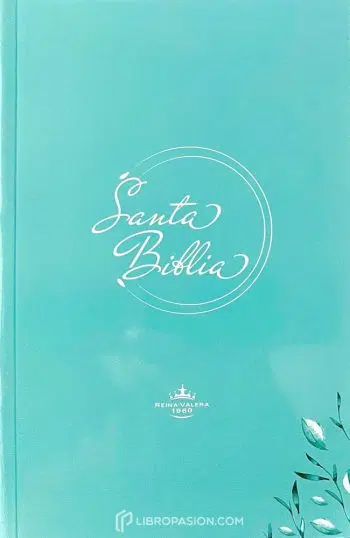 Biblia económica verde crema Reina Valera 1960