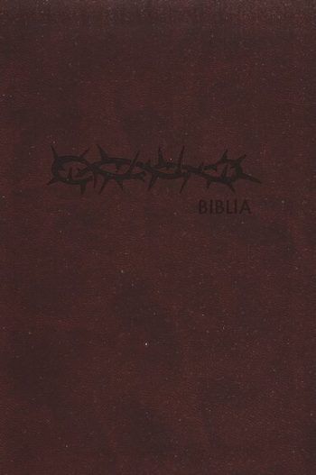 Alternative view of Biblia compacta de bolsillo vinotinto NBD