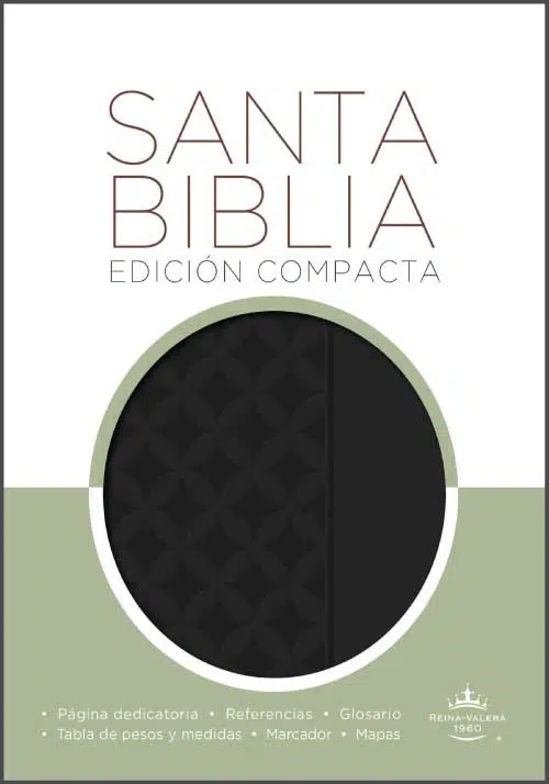 Biblia edición compacta negra Reina Valera 1960 9781602558038 Biblia edición compacta negra Reina Valera 1960