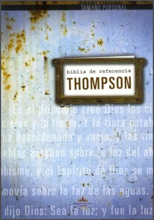Biblia de estudio Thompson tamaño manual tapa dura Reina Valera 1960 9780829750317 Biblia de estudio Thompson tamaño manual tapa dura Reina Valera 1960