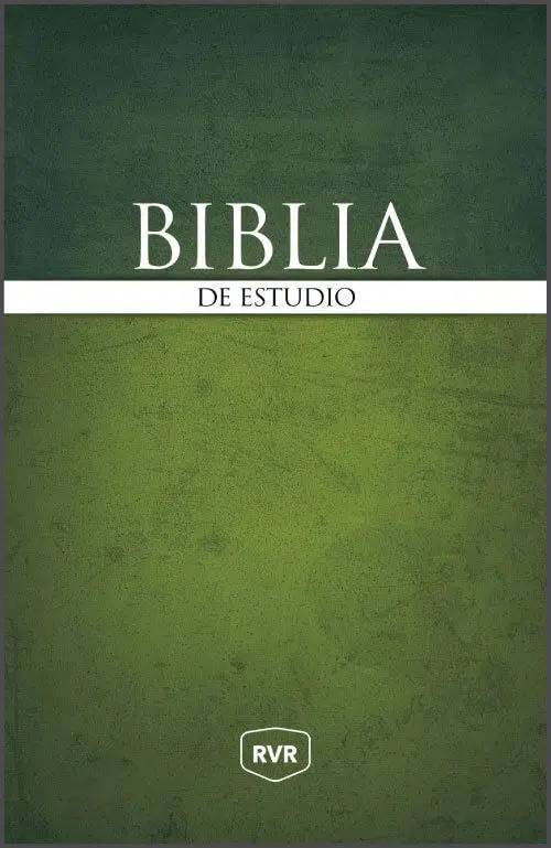 Biblia de estudio tapa dura verde RVR 1977 9781418597290 Biblia de estudio tapa dura verde RVR 1977