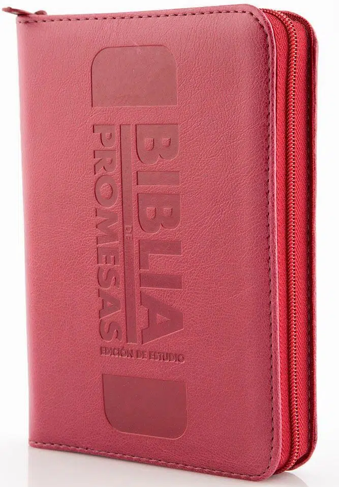 Biblia de promesas edición de estudio con cierre roja Reina Valera 1960 9789587452808 Biblia de promesas edición de estudio con cierre roja Reina Valera 1960
