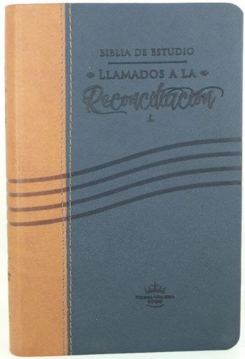 Biblia de estudio llamados a la reconciliación mostaza azul Reina Valera 1960