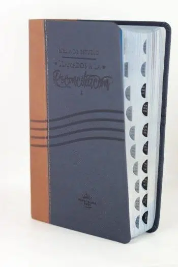Biblia de estudio llamados a la reconciliación mostaza azul Reina Valera 1960 9789587454345 Biblia de estudio llamados a la reconciliación mostaza azul Reina Valera 1960 - 9789587454345