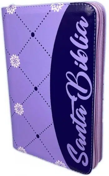 Biblia letra grande con cierre lila Reina Valera 1960 9789587454512 Biblia letra grande con cierre lila Reina Valera 1960 - 9789587454512