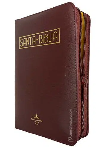 Biblia Reina Valera 1960, Tamaño Manual, Letra Grande, Símil Piel, Cierre, Vinotinto 9789587456493 Biblia Reina Valera 1960, Tamaño Manual, Letra Grande, Símil Piel, Cierre, Vinotinto - 9789587456493