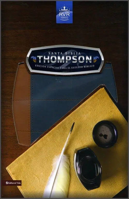 Biblia de estudio Thompson azul marrón Reina Valera 1960 9780829757880 Biblia de estudio Thompson azul marrón Reina Valera 1960