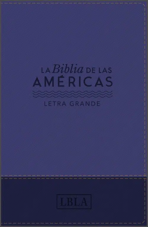 Biblia de las américas letra grande azul LBLA 9780829768275 Biblia de las américas letra grande azul LBLA