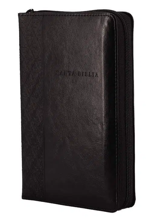 Biblia compacta letra grande con cierre negra Reina Valera 1960 9780829770308 Biblia compacta letra grande con cierre negra Reina Valera 1960