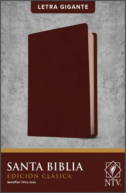 Biblia edición clásica con letra gigante vino tinto NTV 9781496438270 Biblia edición clásica con letra gigante vino tinto NTV
