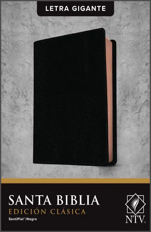 Biblia edición clásica con letra gigante negra NTV 9781496438317 Biblia edición clásica con letra gigante negra NTV