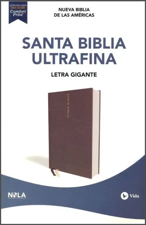 Biblia ultrafina con letra gigante tapa dura en tela gris NBLA 9780829770131 Biblia ultrafina con letra gigante tapa dura en tela gris NBLA