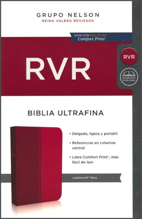 Biblia ultrafina rosa RVR 9781400210824 Biblia ultrafina rosa RVR