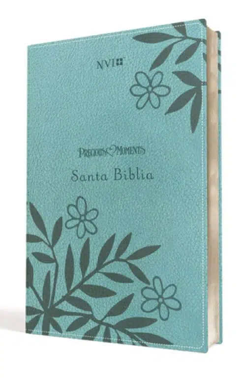 Biblia Precious Moments aqua NVI 9781404110793 Biblia Precious Moments aqua NVI