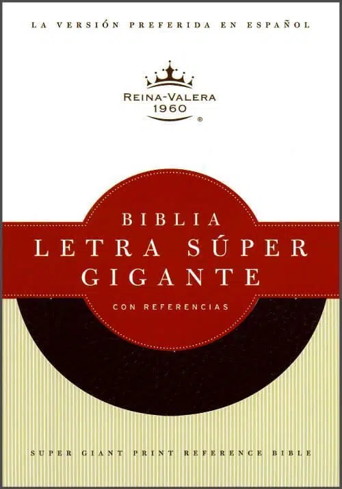 Biblia con letra super gigante referencias e índice Reina Valera 1960 9781586403102 Biblia con letra super gigante referencias e índice Reina Valera 1960