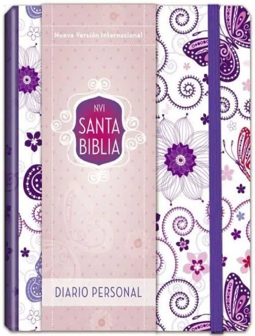 Biblia de apuntes floral lila edición diario personal NVI 9780829768152 Biblia de apuntes floral lila edición diario personal NVI