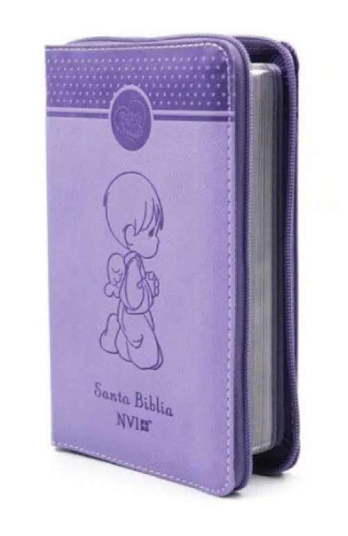 Biblia compacta Precious Moments purpura con cierre NVI 9781404111172 Biblia compacta Precious Moments purpura con cierre NVI - Imagen 2