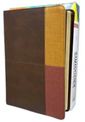 Biblia de estudio arco iris cocoa terracota Reina Valera 1960 9781087706047 Biblia de estudio arco iris cocoa terracota Reina Valera 1960 - Imagen 2