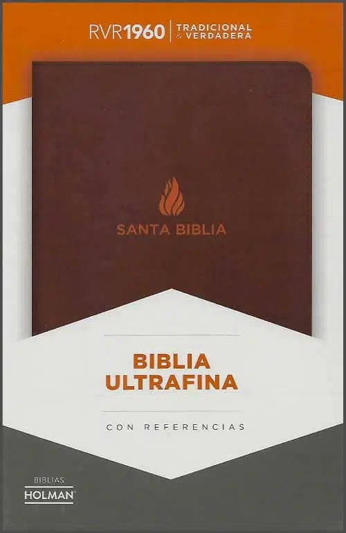 Biblia Ultrafina Reina Valera 1960, Tamaño Manual, Piel Fabricada, Marrón 9781433620270 Biblia Ultrafina Reina Valera 1960, Tamaño Manual, Piel Fabricada, Marrón