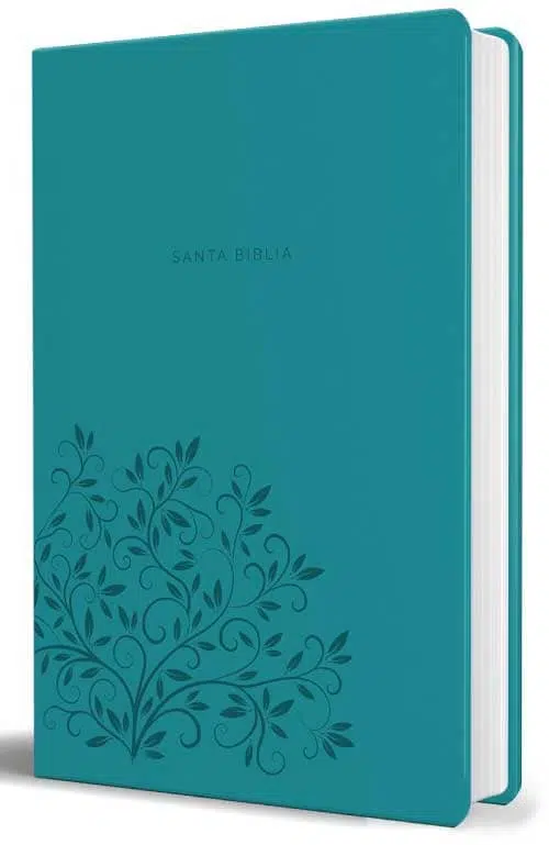Biblia tamaño manual letra grande agua marina Reina Valera 1960 9781644731024 Biblia tamaño manual letra grande agua marina Reina Valera 1960