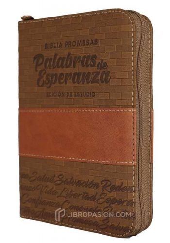 Alternative view of Biblia de promesas café con cierre Reina Valera 1960