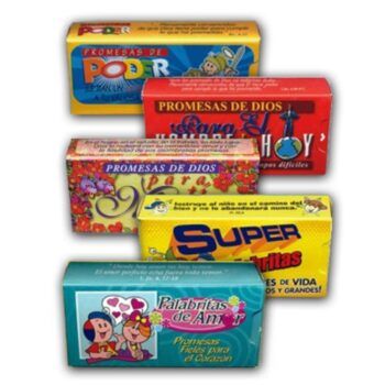 Cajitas de promesas palabritas - 30 tarjetas