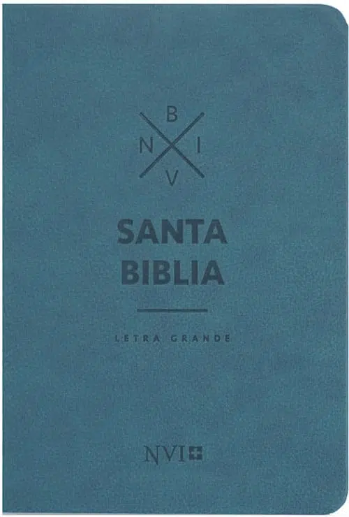 Biblia compacta letra grande azul NVI 9781949238815 Biblia compacta letra grande azul NVI